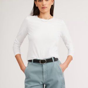 Everlane The Organic Cotton Long-Sleeve Crew